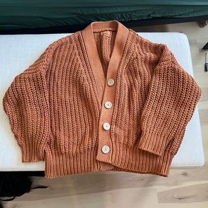 Babaā No18 cotton cardigan color “mi terra”